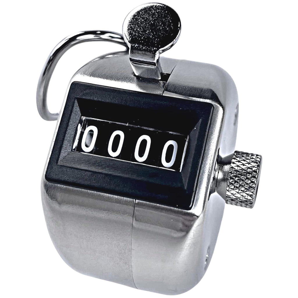 Tally Counter, Professional Grade Stainless Steel H-102 Clicker Counter - Japanese Made 4-Digit Handheld Counter Clicker, Lap Co