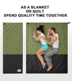 Ultralight Warm Weather Sleeping Bag - Portable, Waterproof, Compact Lightweight, Comfort With Compression Sack - Great For Outd