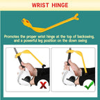 Muskulo Monstro Golf Swing Trainer Aids Set, Golf Posture Correction Tools, 6 Pcs-Arm Band, Elbow Correction, Wrist Hinge Traine