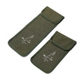 2Pcs Tent Stakes Bags(S+L) Puncture Resistant Tent Peg Storage Bags Large Capacity Waterproof Nail Pouch For Hiking Camping