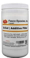 Fasco Epoxies Q-Cel Filler For Boat, Fiberglass, And Surfboard Repairs - Quart