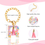 Letter Charm Accessories for Stanley Cup 1 PCS Cute Initial Keychain Handle Charm for Stanley Tumbler for Women Pink Letter R