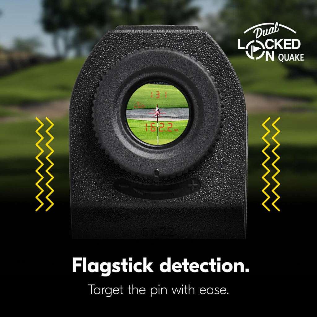 Nikon COOLSHOT 50i GII Golf Laser Rangefinder | Rainproof Portable 6X Monocular Optics with Dual Locked ON Quake Flagstick Detec
