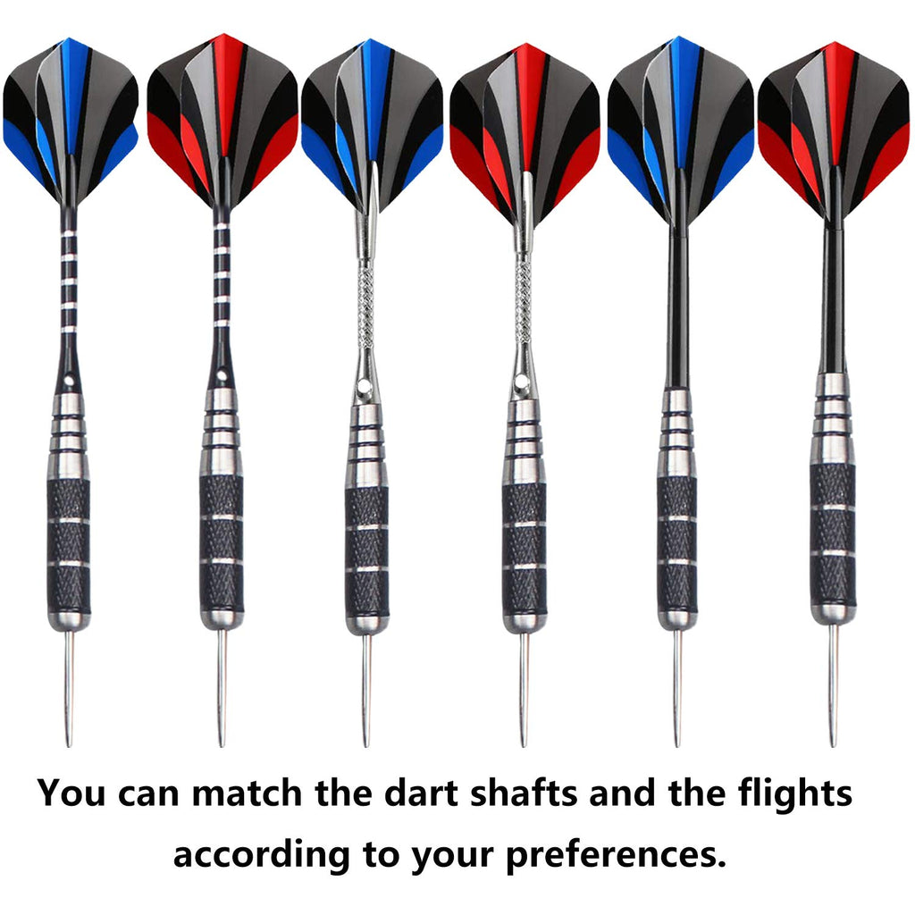 Winsdart Darts Metal Tip Set Professional Metal Darts For Dartboard Steel Tip Darts With Nonslip Iron Barrel Aluminum Dart Shaft