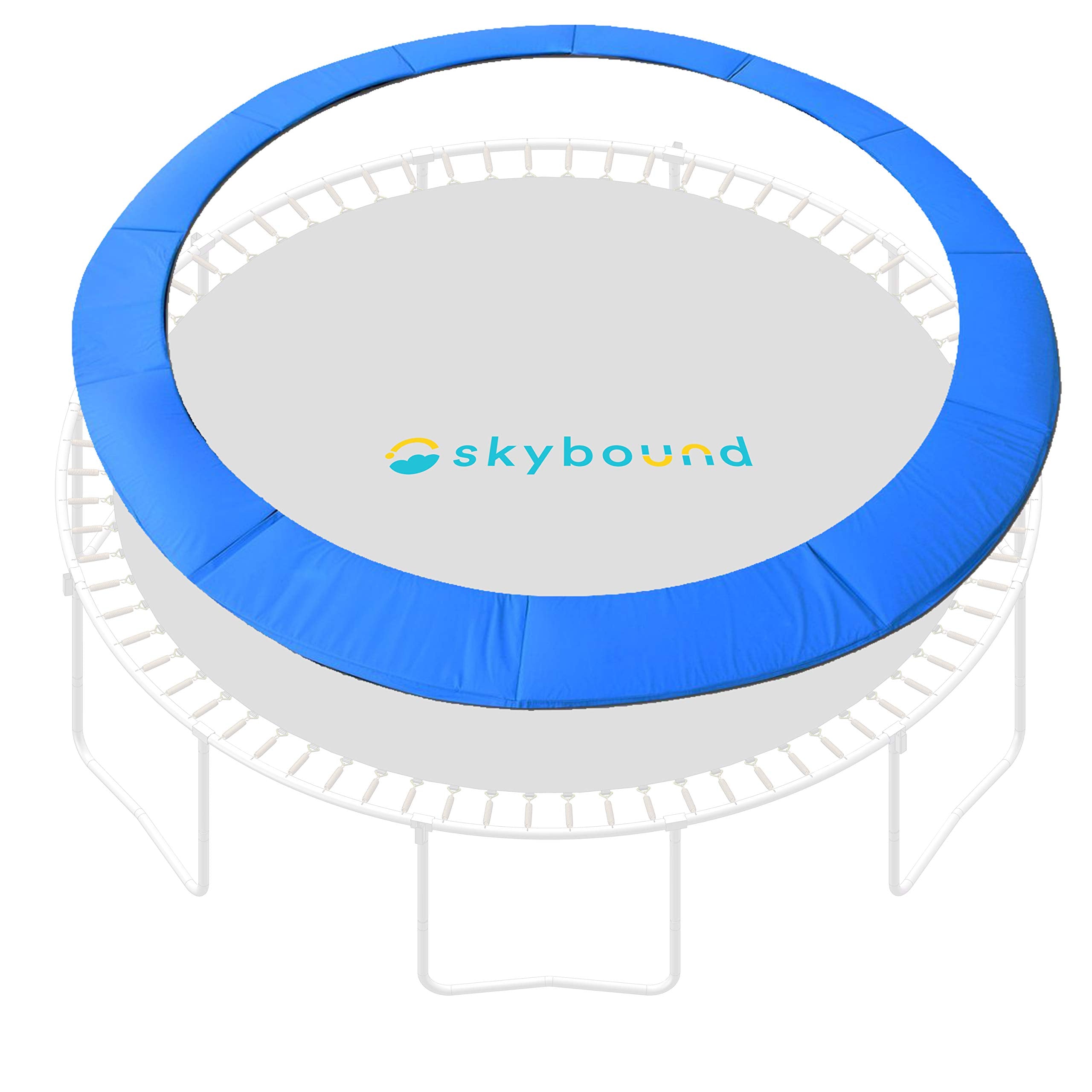 Skybound 12 Foot Blue Trampoline Safety Pad - Spring Cover Fits Up To 7 Inch Springs - Standard