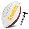 Franklin Sports Nfl Pittsburgh Steelers Autograph Football - Official Size White Panel Souvenir Football For Autographs + Signat