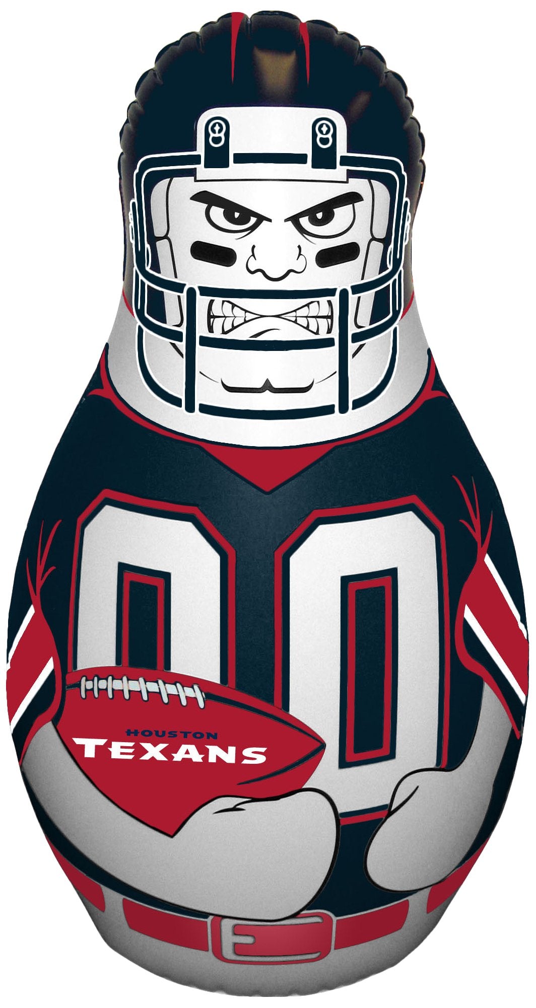 Fremont Die NFL Houston Texans Bop Bag Inflatable Tackle Buddy Punching Bag, Mini: 12 Tall, Team Colors
