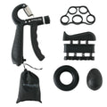 Strauss Adjustable Hand Grip Kit (Set Of 5) | Hand Grip Kit | Hand Exercise Set For Gym/Home | Hand Grip Strengthener | Finger S
