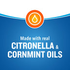 Cutter Candle, Outdoor Soy Wax Candle Made with Real Citronella Oil and Cornmint Oil Reduces The Presence of Mosquitoes with A L