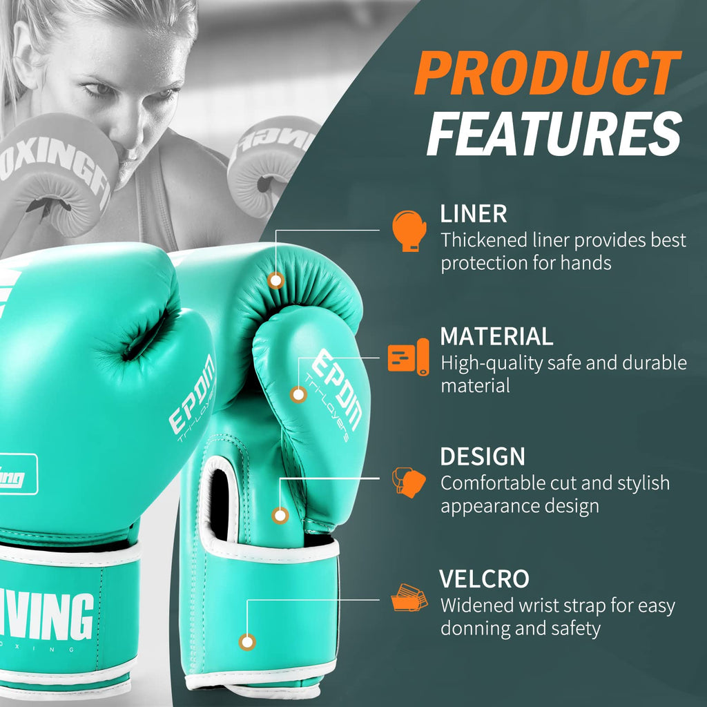 Boxing Gloves For Men And Women Suitable For Boxing Kickboxing Mixed Martial Arts Muay Thai Mma Heavy Bag Fighting Training