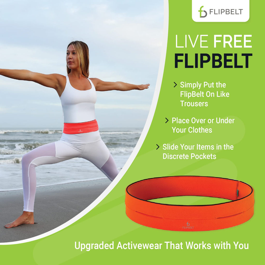 Flipbelt Mens Fb0114-Neop-Xs1, Neon Punch, Extra Small