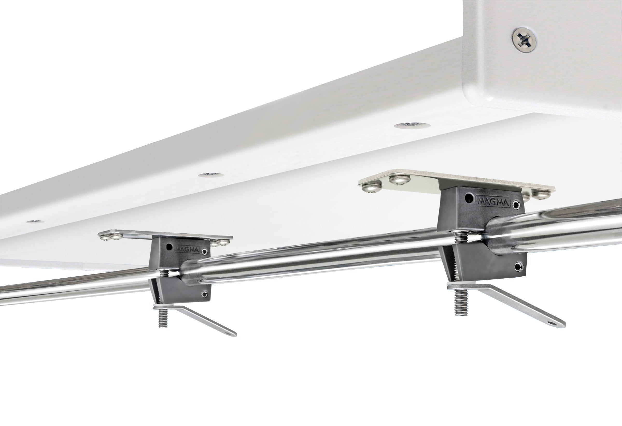 Magma Products T10-580 Dual Horizontal Round Rail Mount, 7/8 or 1 inch Rails