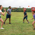 Wicked Big Sports Inflatable Basket Heads, Funny Basketball Or Toss Game For Outdoor Or Indoor Play, Red (1913)