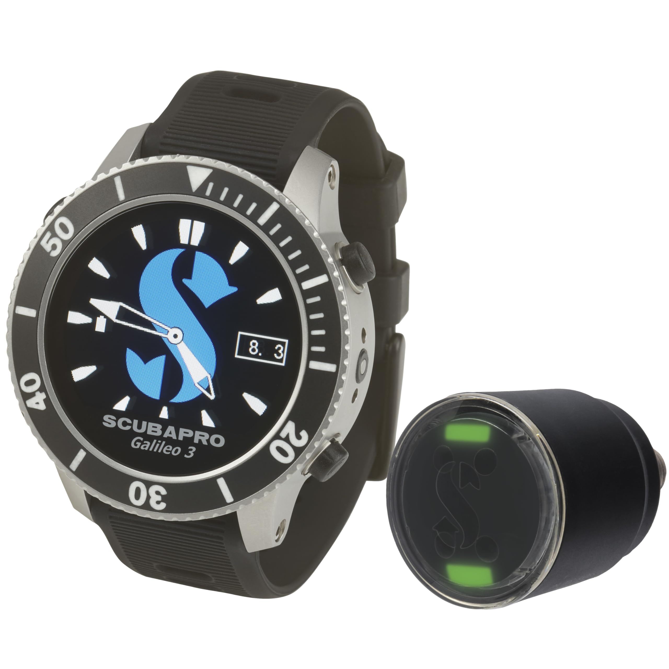 SCUBAPRO G3 Wrist Scuba Dive Computer with Transmitter Smart + Pro with Bluetooth and Watch-Style Color Display, Includes Case, 