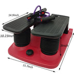 Intbuying Stepper Fitness Stair Stepper Portable Twist Stair Stepper Adjustable Resistance Fitness Exercise Machine With Resista