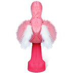 Mytag Pink Flamingo Driver Headcover Funny Golf Headcover Plush Cushioning Protect Long Sock Cover Club Shaft