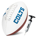 Franklin Sports Nfl Indianapolis Colts Autograph Football - Official Size White Panel Souvenir Football For Autographs + Signatu