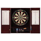 Viper Metropolitan Solid Wood Sisal/Bristle Steel Tip Dartboard Cabinet: Cabinet Only (No Dartboard), Mahogany Finish