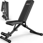 Joroto Md35 Adjustable Weight Bench 8X4X3X2 Positions- 700 Pounds Load Foldable Strength Training Benches For Full Body Workout 