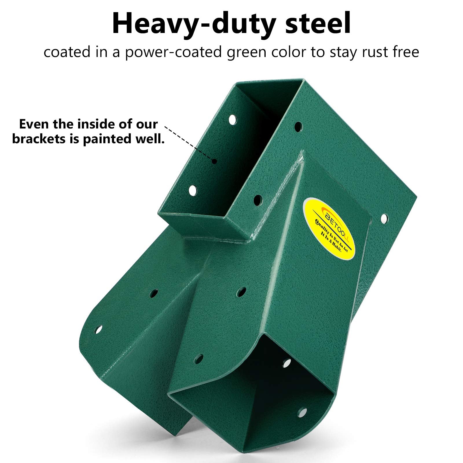 Betooll Swing Set Bracket With All Mounting Hardware Middle Bracket