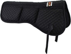 Ecp Equine Comfort Products All Purpose Diamond Quilted Poly Cotton English Half Saddle Pad With Therapeutic Contoured Correctio
