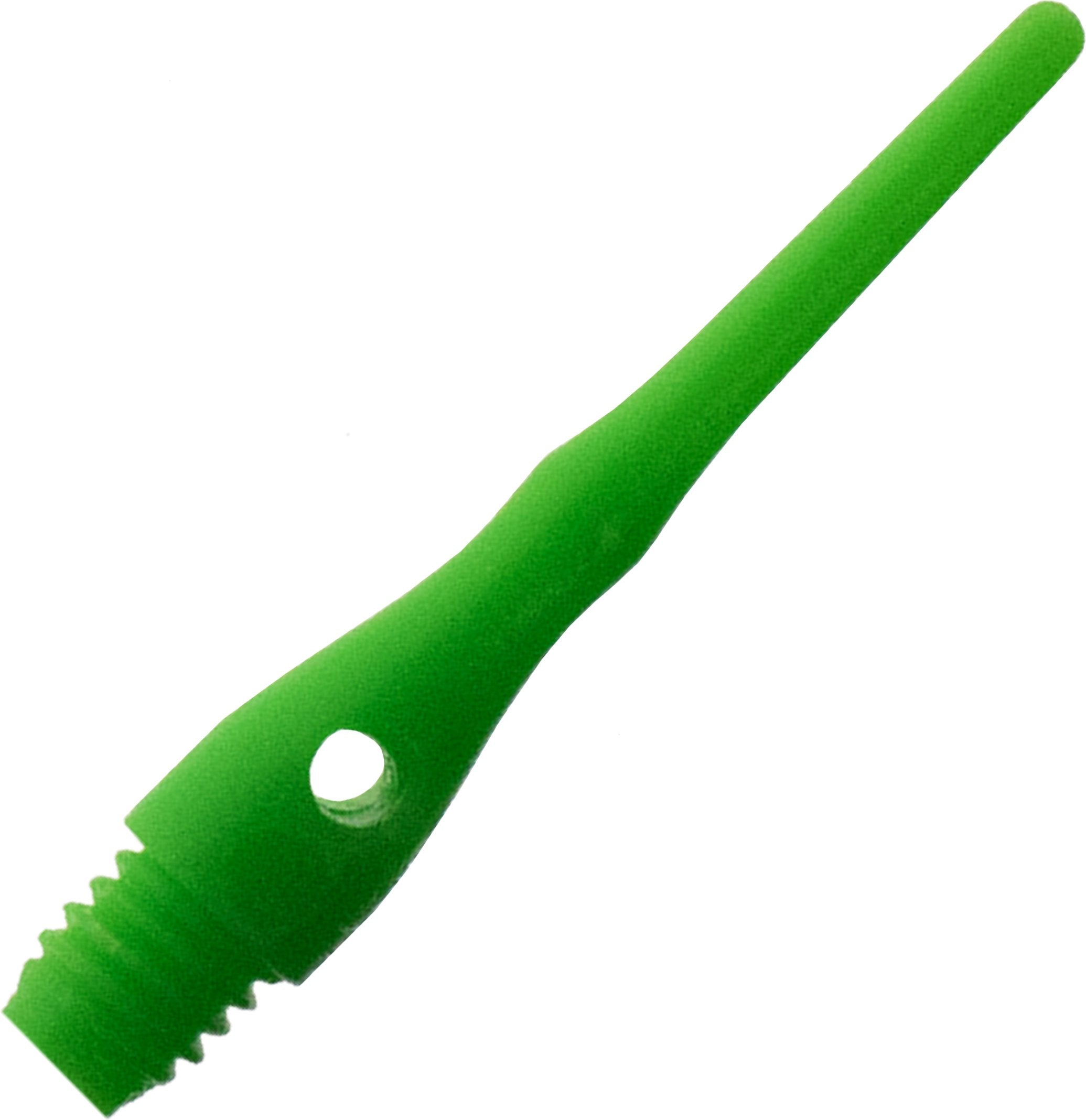 Viper Dart Accessory: Tufflex Iii 2Ba Thread Soft Tip Dart Points, Neon Green, 1000 Pack