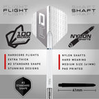 Red Dragon Javelin: 20G - Tungsten Darts Set With Flights And Stems