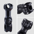 Yapjeb Bike Stem 25.4 31.8 90Mm 110Mm 130Mm 60 Degree Adjustable Bike Stem Mountain Bike Stem Short Handlebar Stem Riser For Bic
