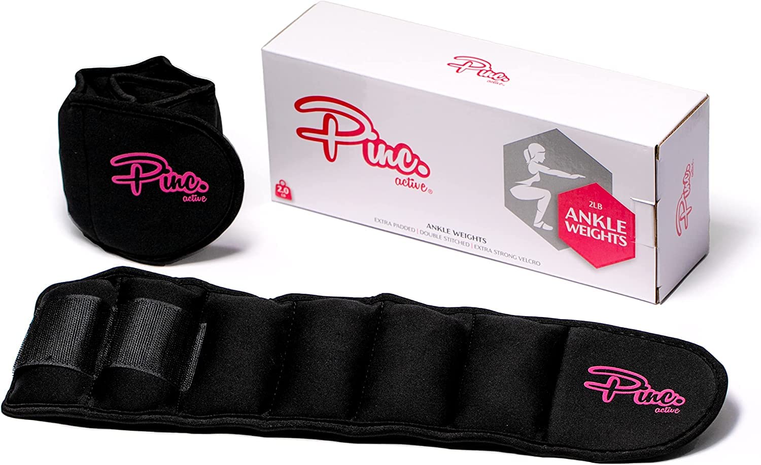 Adjustable Ankle Weights Set (1Lb - 5Lbs) - 10Lbs In Total - For Women, Men And Kids - Used For Workouts At Home, Pilates, Yoga,