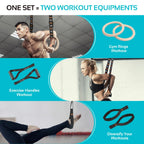 Vulken Wooden Gymnastic Rings With Adjustable Numbered Straps. 1.1 Olympic Rings For Core Workout And Bodyweight Training. Home