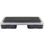 The Step (Made In Usa Original Aerobic Platform For Total Body Fitness - Health Club 4 Risers Grey
