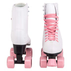 C Seven C7Skates Quad Roller Skates | Retro Design (Candy Pink, Youth 1)