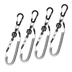Booms Fishing Mrc Magnetic Net Release For Fly Fishing, Magnetic Quick Release Keychain, Magnet Clip Release With Coiled Lanyard
