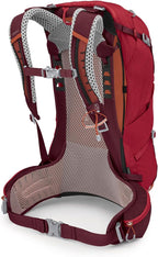 Osprey Stratos 24L Mens Hiking Backpack, Poinsettia Red, One Size