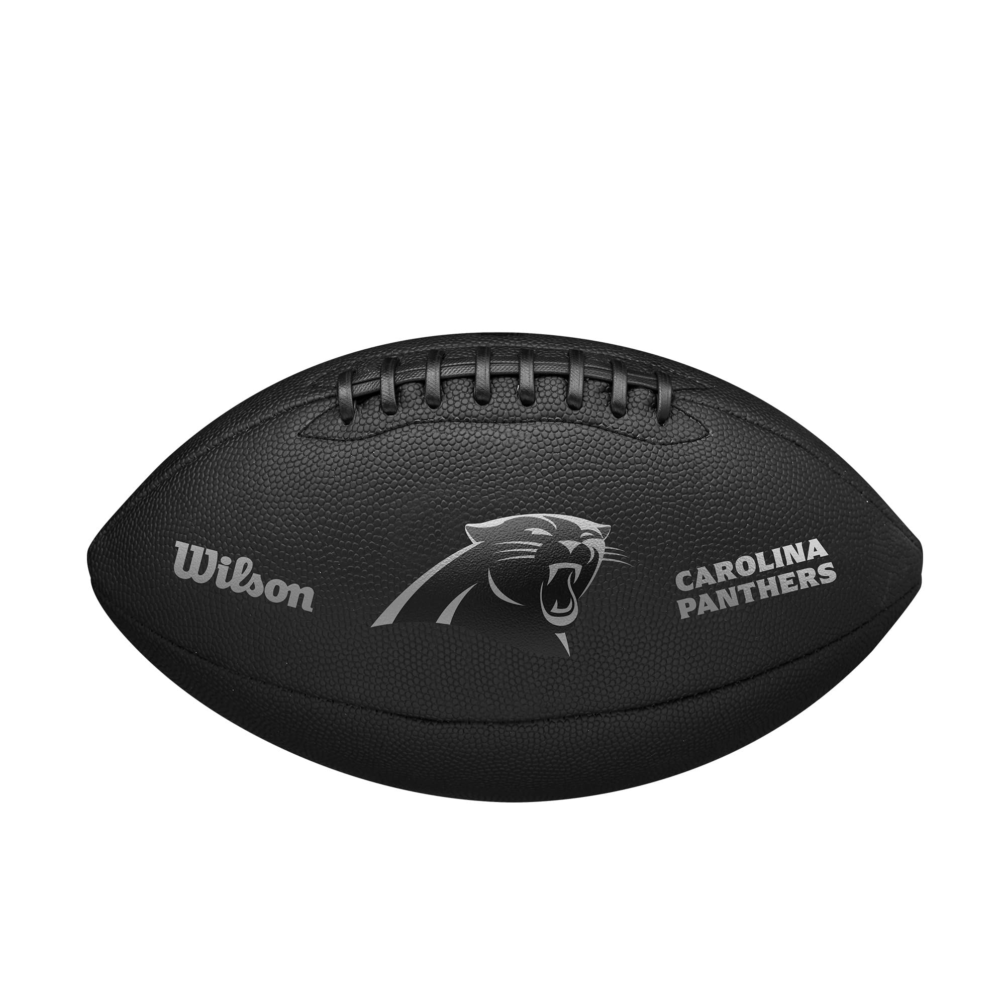 Wilson Nfl Team Metallic Premiere Football - Official Size, Carolina Panthers