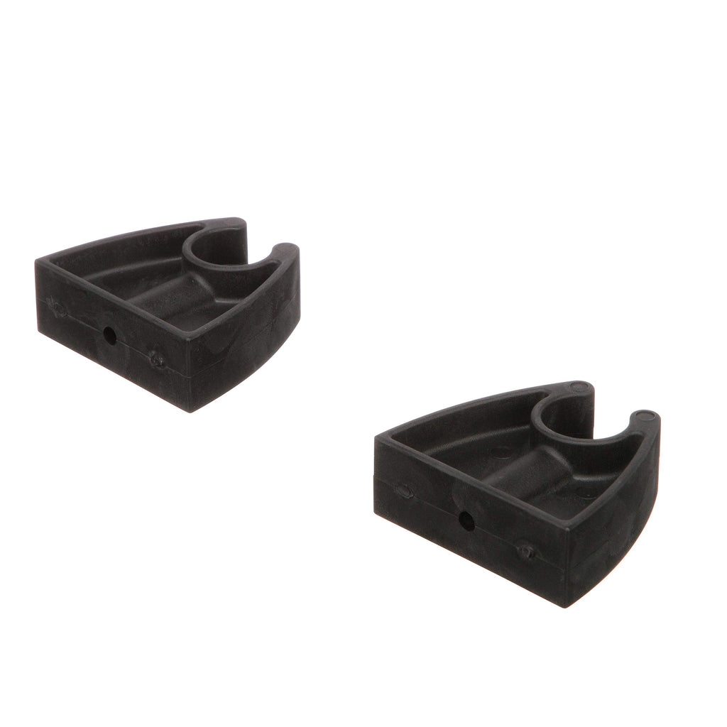 Attwood 7571L7 Pole Light Storage Clip, Holds -Inch-Diameter Poles, 2 Inches L X 1  Inches H, Black Plastic