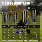 Soccer Shin Guards For Kids Youth - Shin Pads Set With Shin Sleeves And Long Soccer Socks For Age 3-16 Boys And Girls - Lightwei