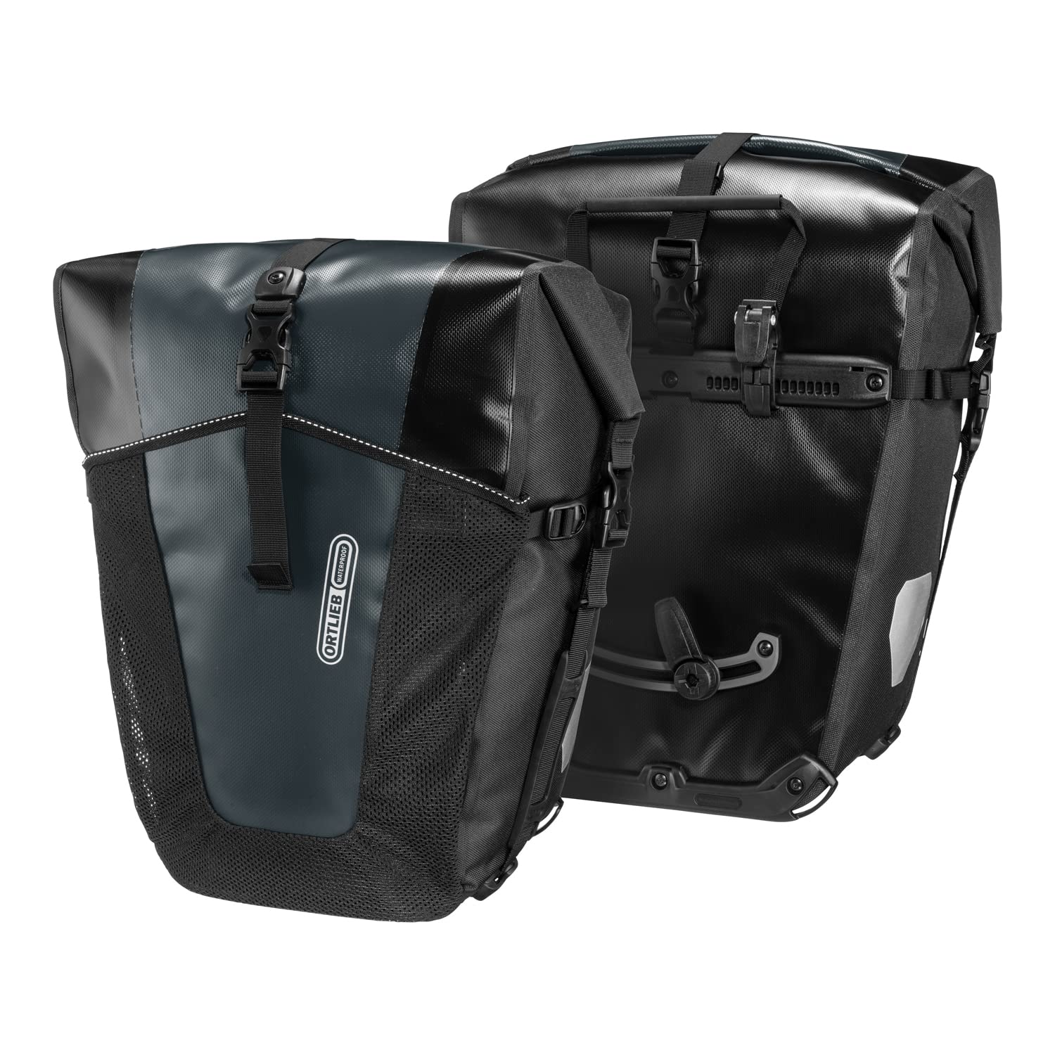 Ortlieb Unisex's Back-Roller Pro Classic Saddle Bag-Black/Grey, 70 Litre