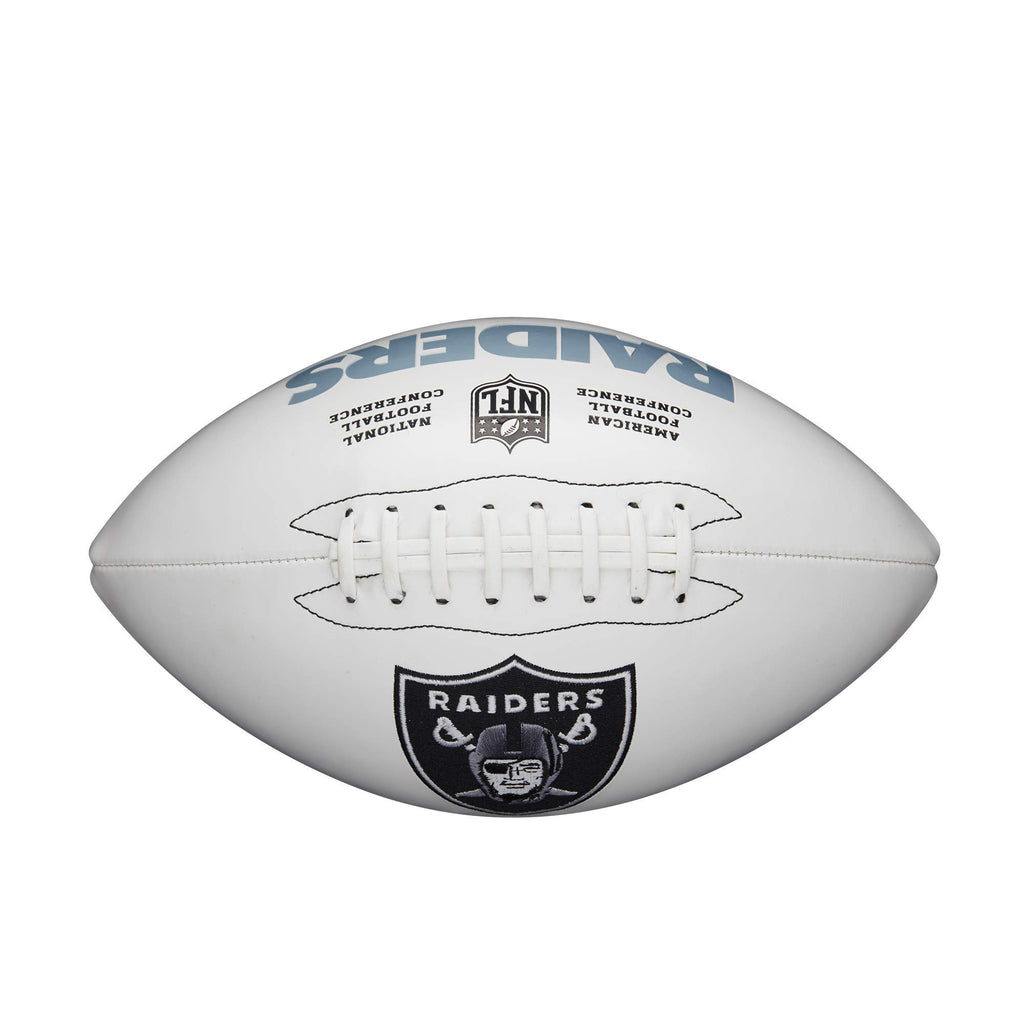 Wilson Nfl Live Signature Autograph Football - Official Size, Las Vegas Raiders