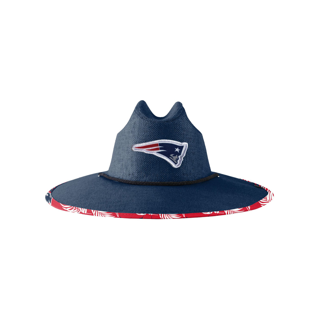 New England Patriots Nfl Team Color Straw Hat