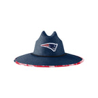 New England Patriots Nfl Team Color Straw Hat