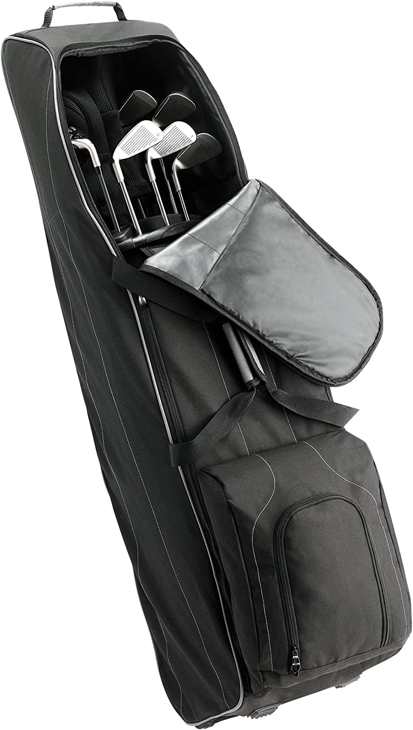 Bag Boy T-460 Golf Travel Cover For Airlines, Lightweight, Internal Compression Strap, Lockable Full Wrap-Around Zipper