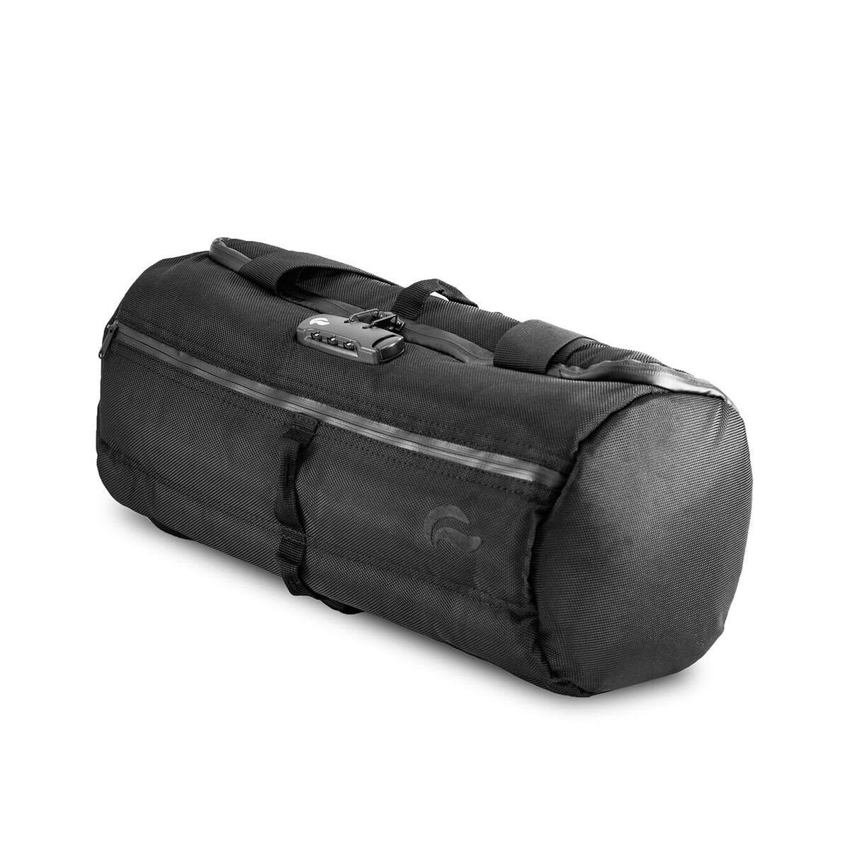 Skunk Duffle Bag 16- Smell Proof - With combo lock (Black, 16x7.5)