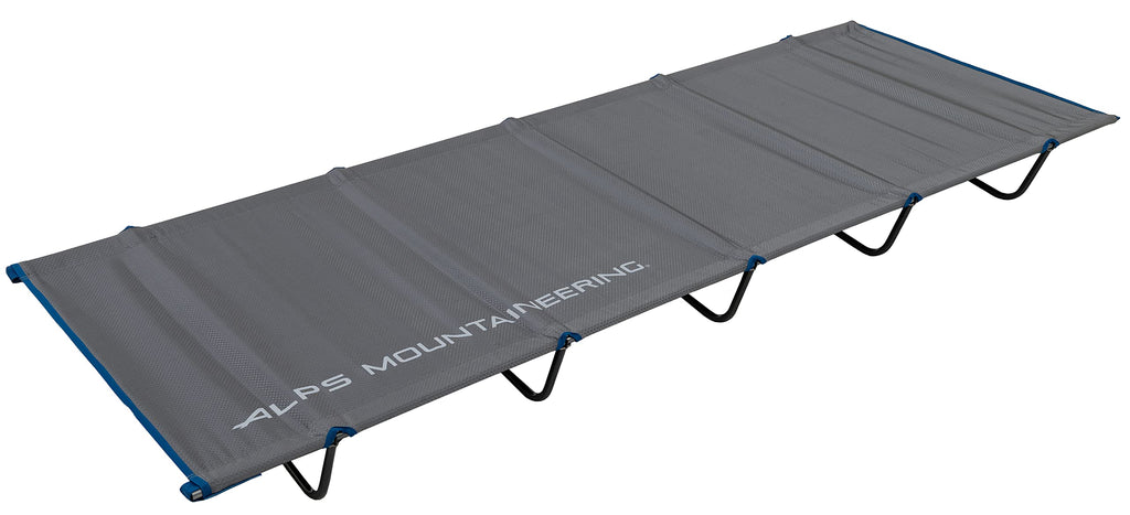 Alps Mountaineering Ready Lite Camping Cot, One Size, Charcoal/Blue