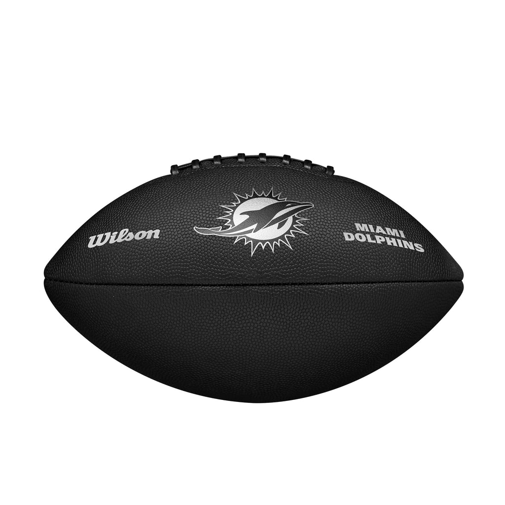 Wilson Nfl Team Metallic Premiere Football - Official Size, Miami Dolphins