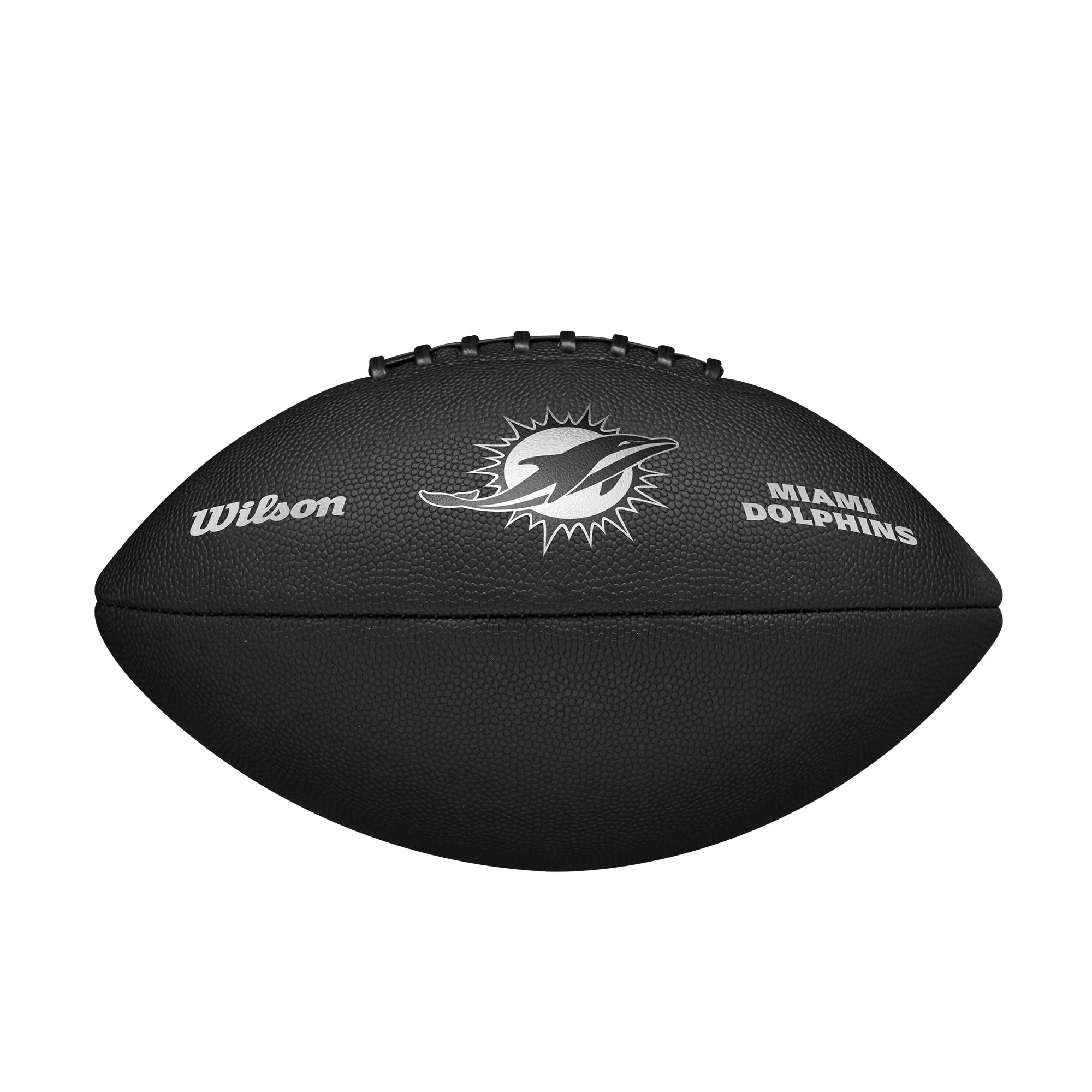 Wilson Nfl Team Metallic Premiere Football - Official Size, Miami Dolphins