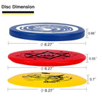 Nqv Disc Golf Set,Disc Golf Starter Set-6 Pack Driver, Mid-Range And Putter Discs With Disc Golf Bag For Outdoor And Backyard(Bl