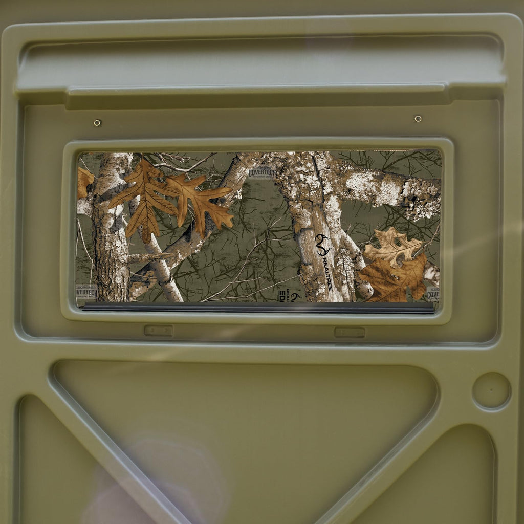 Hunting Blind Window Camo - See Through CoverTech HD Window Camo - 24    x 59    - Realtree Edge
