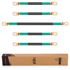 10L0L Golf Cart Battery Cable Set Fits Ezgo Txt 94-Up Medalist/Txt,Corrosion Resistant, Ultra-Long Pure Copper Wire Lugs,6 Surfa