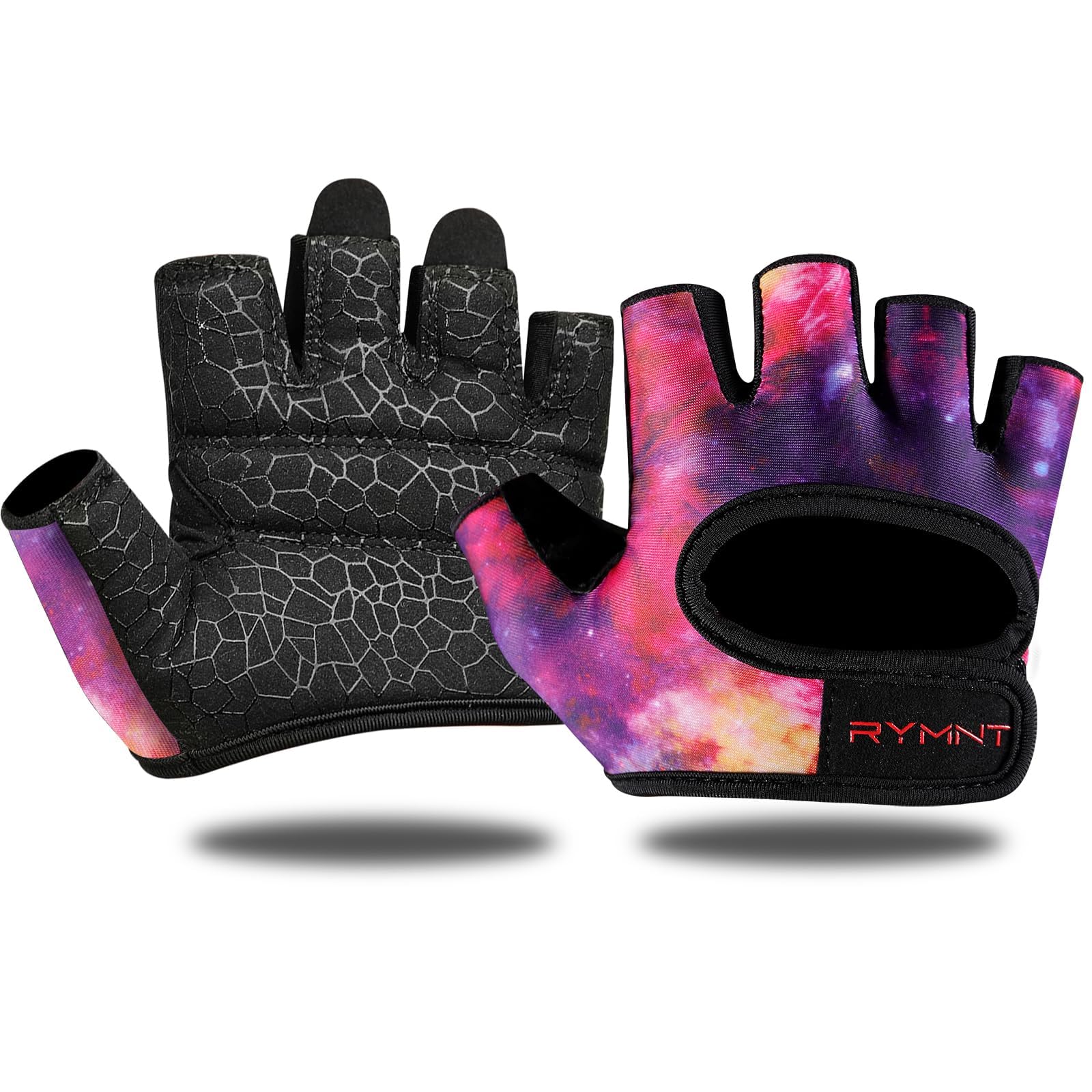 Rymnt Minimal Weight Lifting Gloves,Short Micro Workout Gloves Grip Pads With Full Palm Protection & Extra Grip For Men Women We